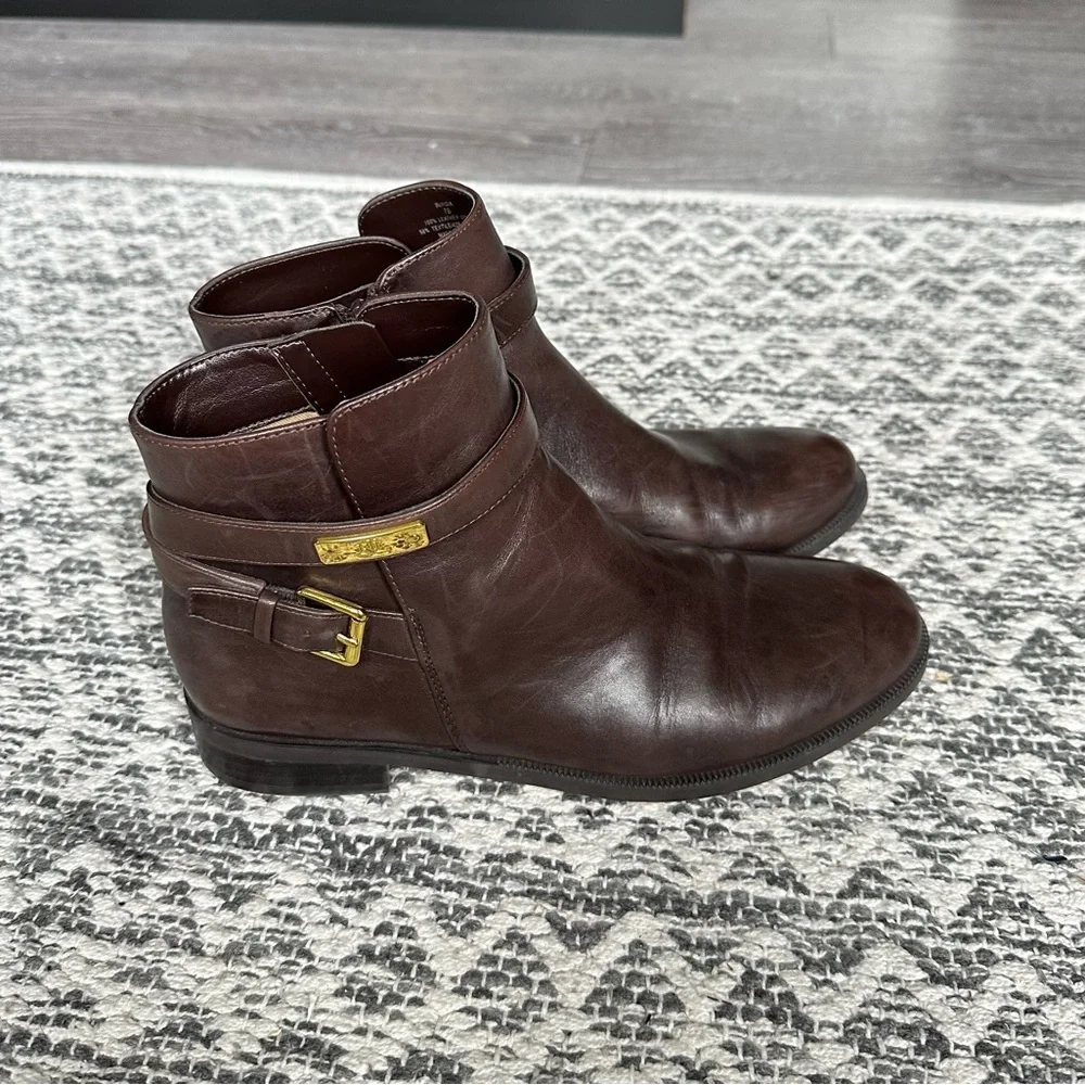 Ralph Lauren booties - Picture 1 of 6